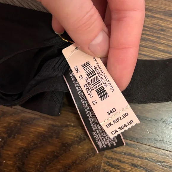 Victoria's Secret bombshell Push-Up Bra black lace sexy - Picture 7 of 8